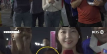 韩国女记者遭球迷强搂,“韩国女记者遭遇球迷强搂事件引发社会关注”